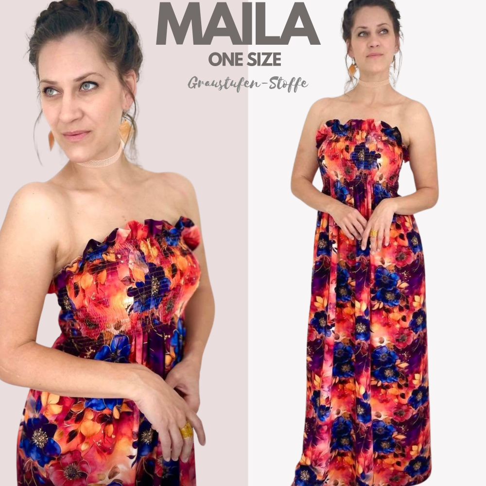 Schnitt der Woche: TUTORIAL SMOKKLEID MAILA